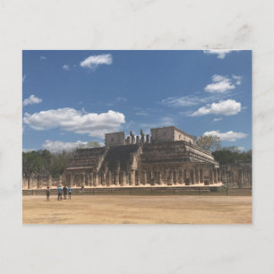 Chichen Itza Temple från Warriors Postcard Vykort