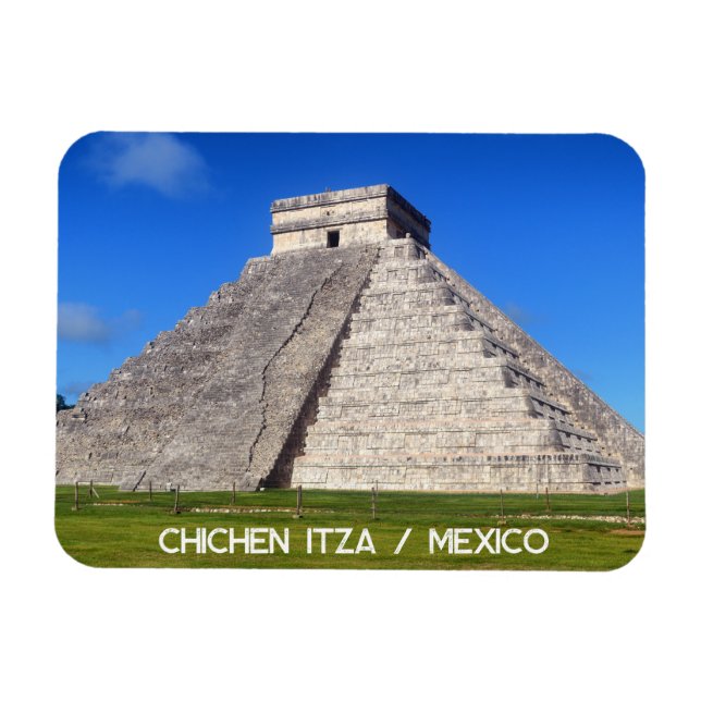 Chichen Itza, Temple-krigare Magnet (Horisontell)