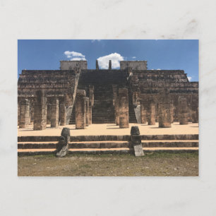 Chichen Itza Temple of the Warriors #2 Postcard Vykort
