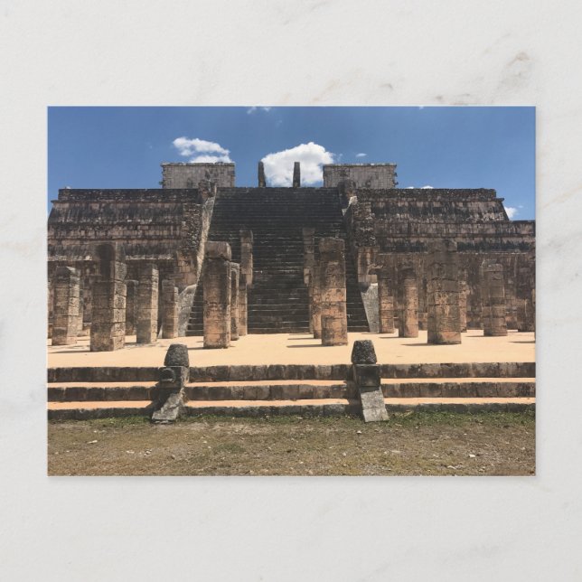 Chichen Itza Temple of the Warriors #2 Postcard Vykort (Framsida)