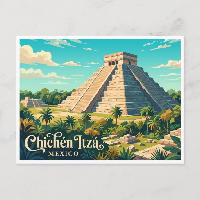 Chichén Itzá Valladolid Mexiko Vykort (Framsida)