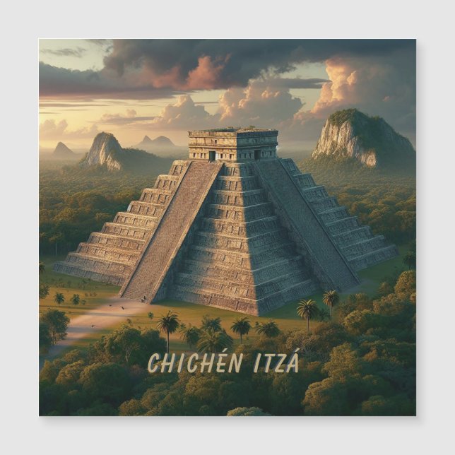 Chichén Itzá Yucatá Mexiko Landcape Travel (Framsida)