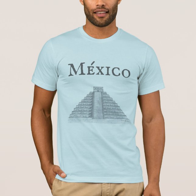 Chichén Itzá, ‎ Yucatán, Mexiko T Shirt (Framsida)