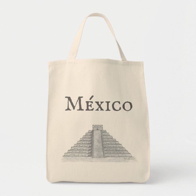 Chichén Itzá, ‎ Yucatán, Mexiko Tygkasse (Framsidan)