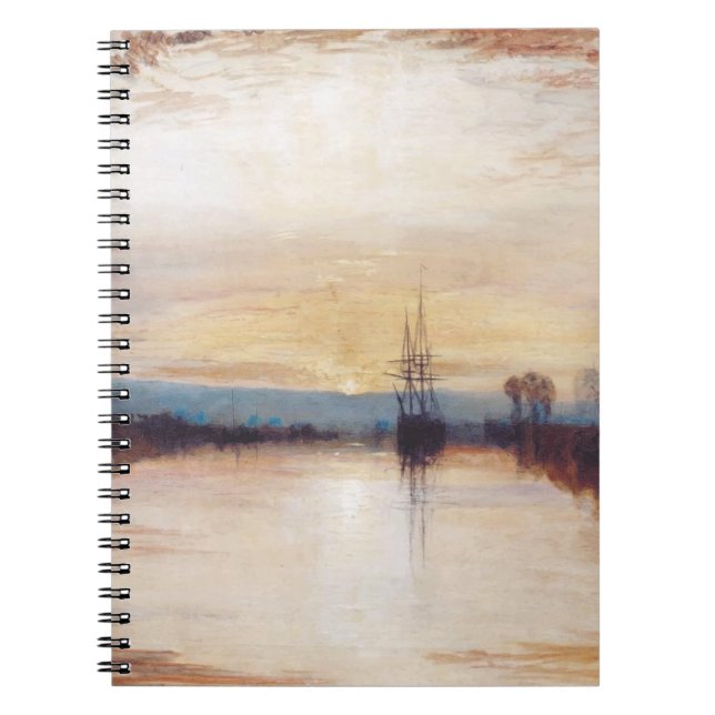 Chichester Canal av Joseph William Turner Anteckningsbok (Framsidan)