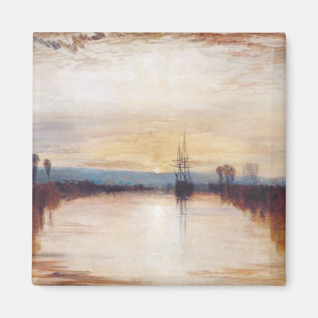Chichester Canal av Joseph William Turner Magnet (Framsidan)