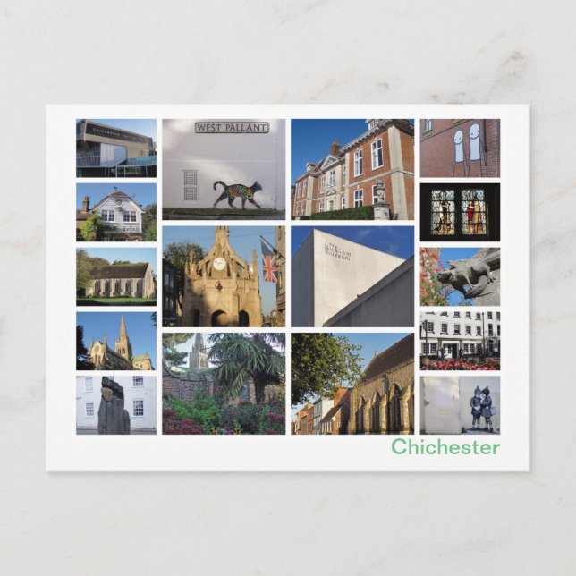 Chichester multi-image vykort (Framsida)