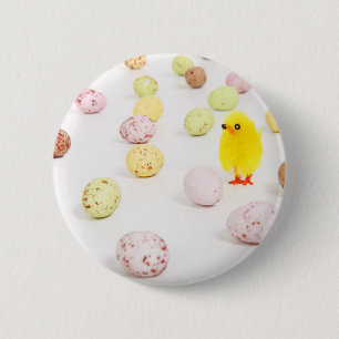 chick ägg påsk knapp