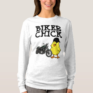 CHICK av BIKER, T-tröjor för kvinnor T Shirt