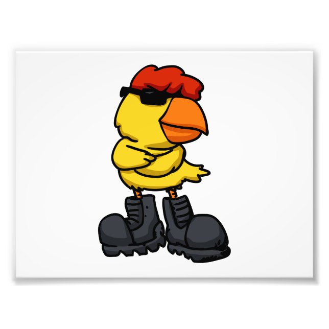 Chick av coola med solglasögon | välj tillbaka fär fototryck (Framsidan)