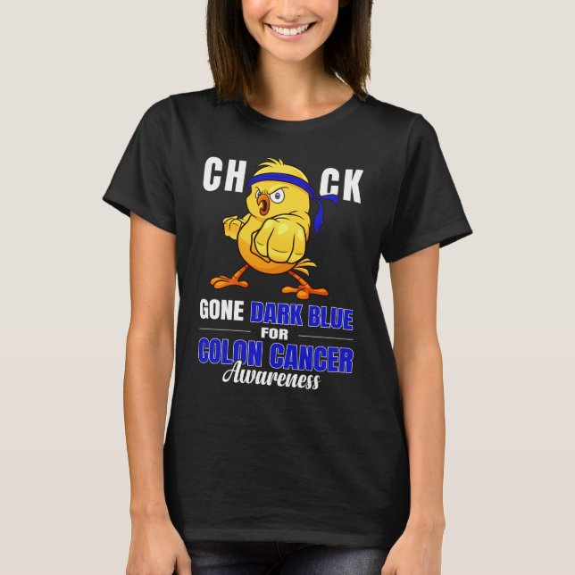 chick av koloncancer t shirt (Framsida)