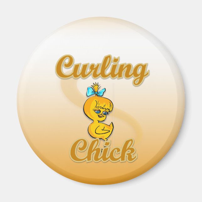 Chick av kurvor magnet (Framsidan)