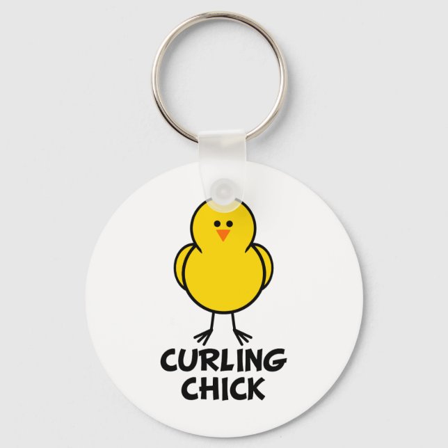 Chick av kurvor nyckelring (Framsida)