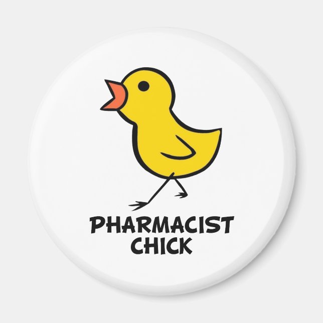 Chick av läkemedel magnet (Framsidan)