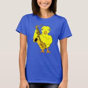 Chick av saxofon t shirt