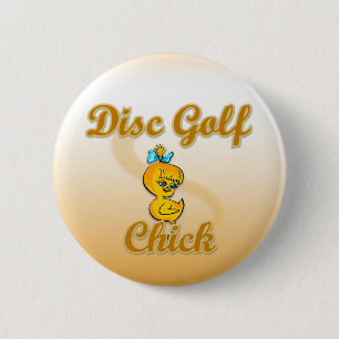 Chick av skivgolf knapp