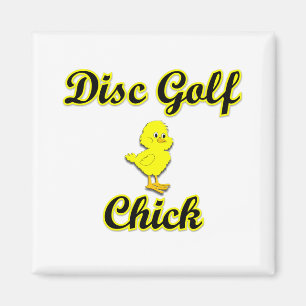Chick av skivgolf magnet
