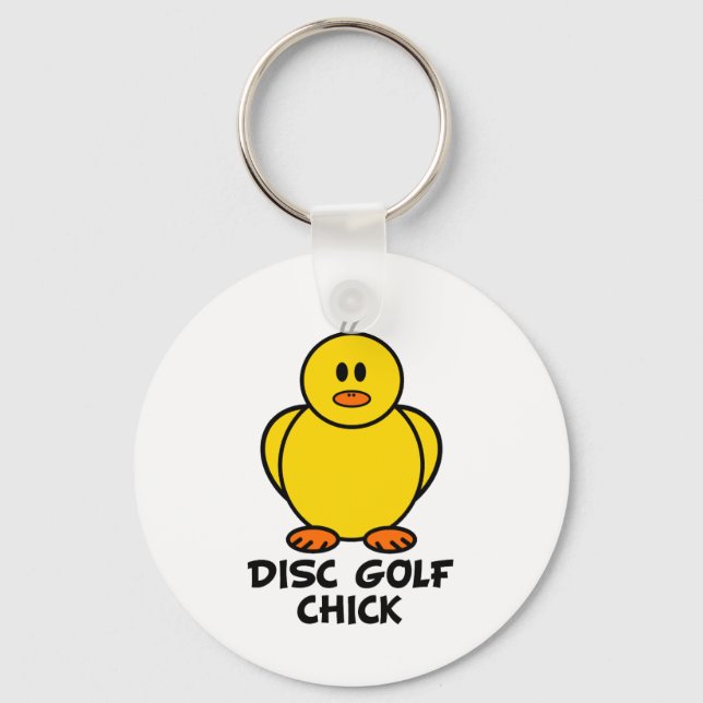 Chick av skivgolf nyckelring (Framsida)