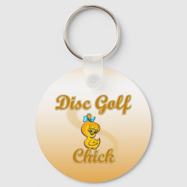 Chick av skivgolf nyckelring (Framsida)