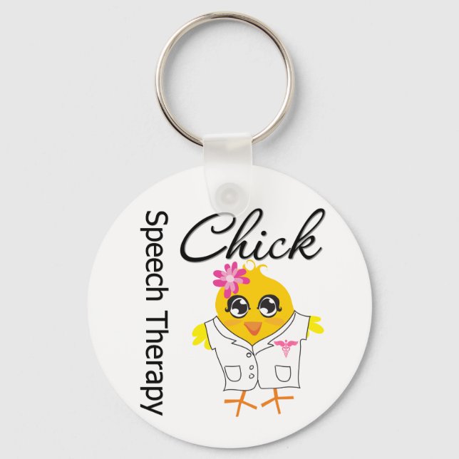 Chick av tal-terapi nyckelring (Framsida)