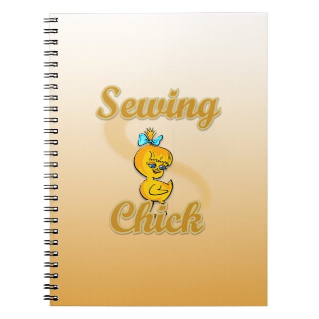 Chick av utsäde anteckningsbok med spiral (Framsidan)