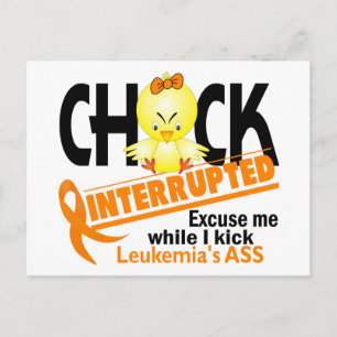 Chick Avbruten 2 Leukemi Vykort