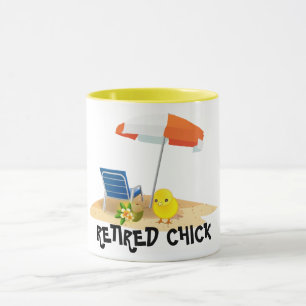 Chick - Beach Scene Mugg