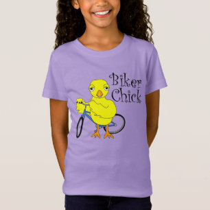 Chick biker t shirt