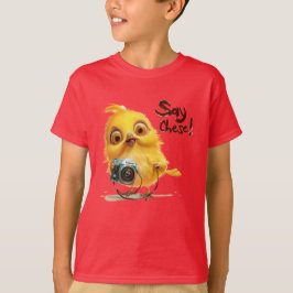 Chick Camera "say Cheese" T Shirt