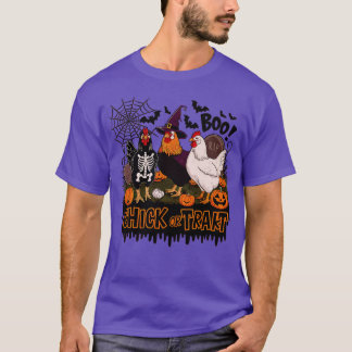 Chick eller behandling av Halloween Chickens T Shirt