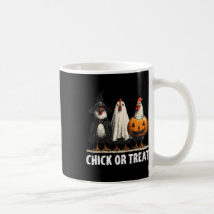 Chick eller behandling av kycklingar Ghost Witchy Kaffemugg