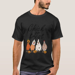 Chick eller behandling av ynka Halloween-dräkt för T Shirt