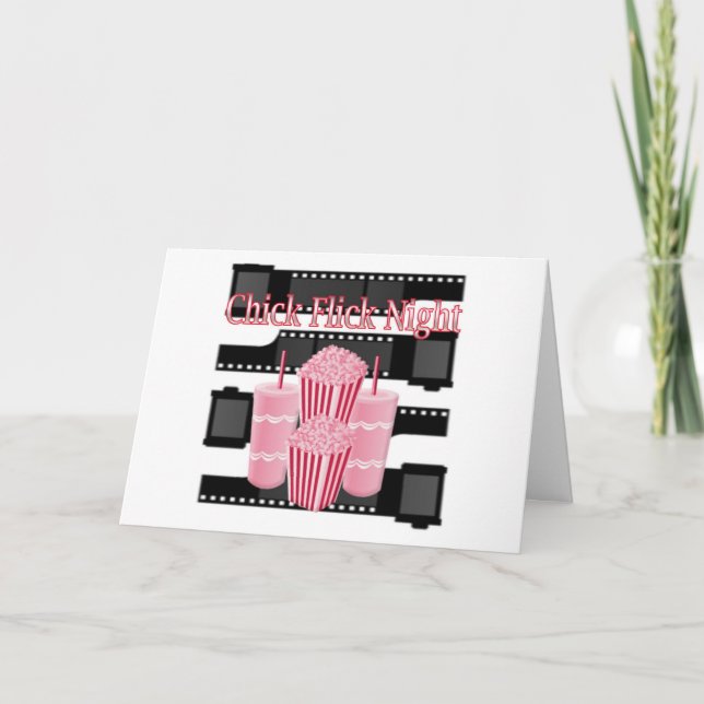 Chick Flick Natt Inbjudan (Framsida)