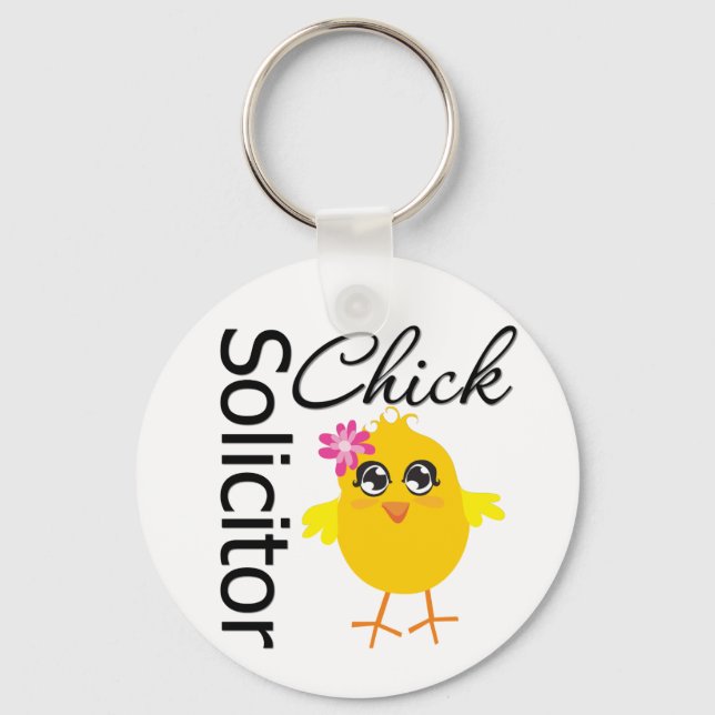 Chick för advokater nyckelring (Framsida)
