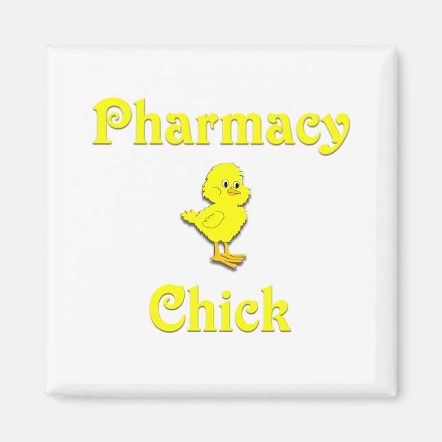 Chick för apotek magnet (Framsidan)
