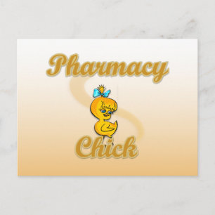 Chick för apotek vykort
