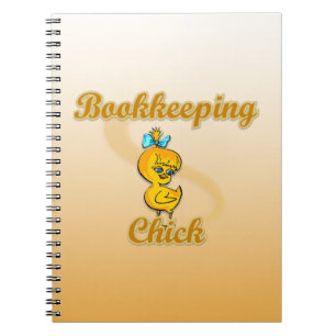 Chick för bokföring anteckningsbok