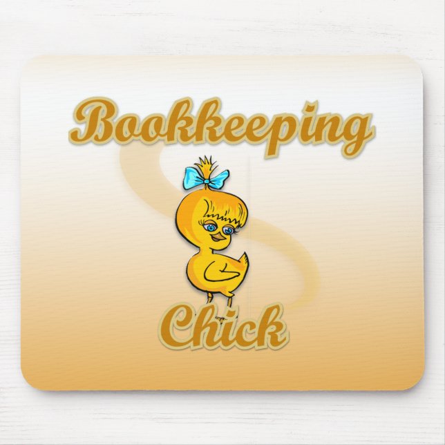 Chick för bokföring musmatta (Framsidan)