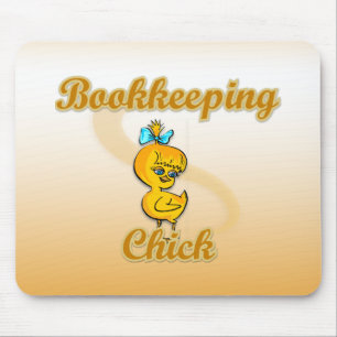 Chick för bokföring musmatta