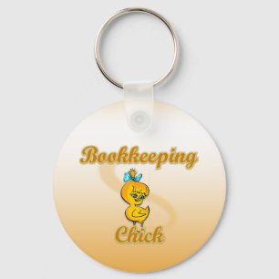 Chick för bokföring nyckelring