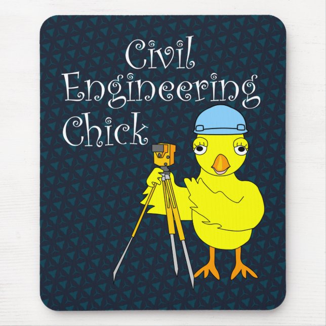 Chick för civilingenjörer musmatta (Framsidan)