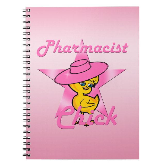 Chick för farmaceut #8 anteckningsbok (Framsidan)
