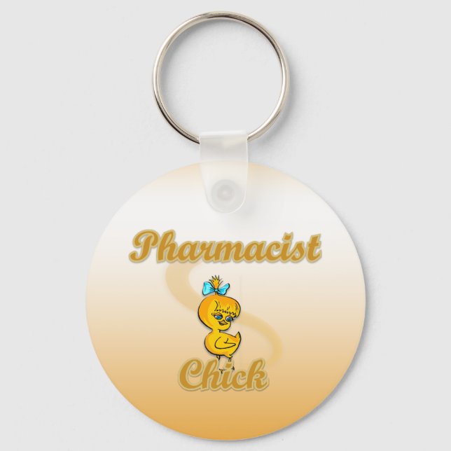 Chick för farmaceuter nyckelring (Framsida)
