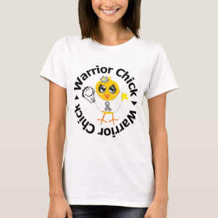 Chick för hjärntumor Warrior T-shirt
