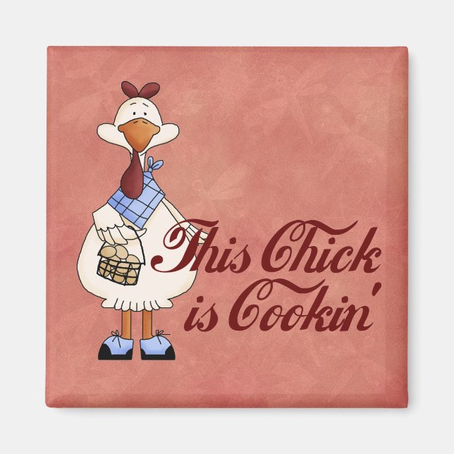 Chick för kokning magnet (Framsidan)
