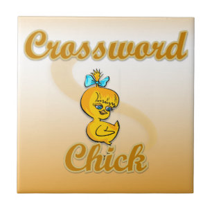 Chick för korsord kakelplatta