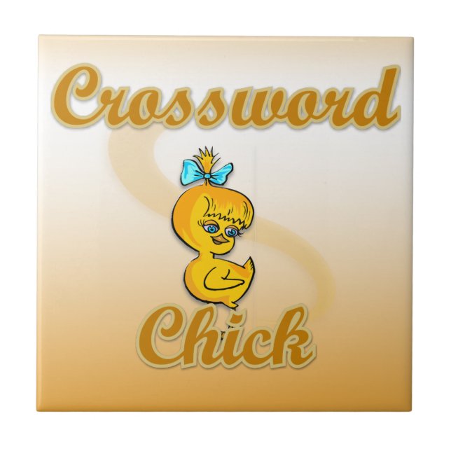 Chick för korsord kakelplatta (Framsidan)