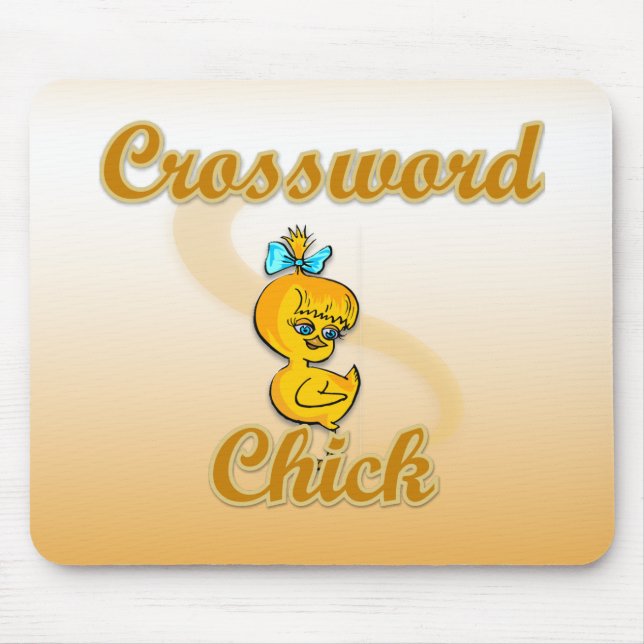 Chick för korsord musmatta (Framsidan)