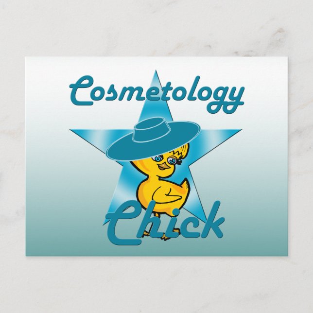 Chick för kosmetologi #7 vykort (Framsida)