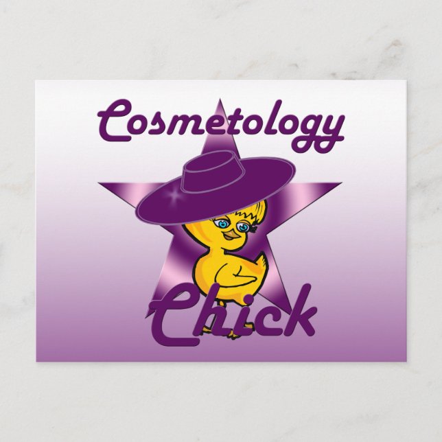 Chick för kosmetologi #9 vykort (Framsida)